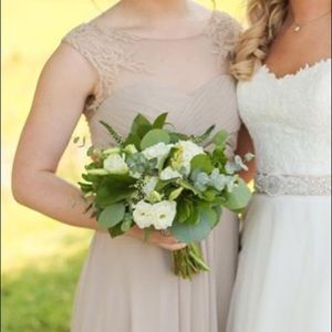 Taupe Bridesmaid Dress